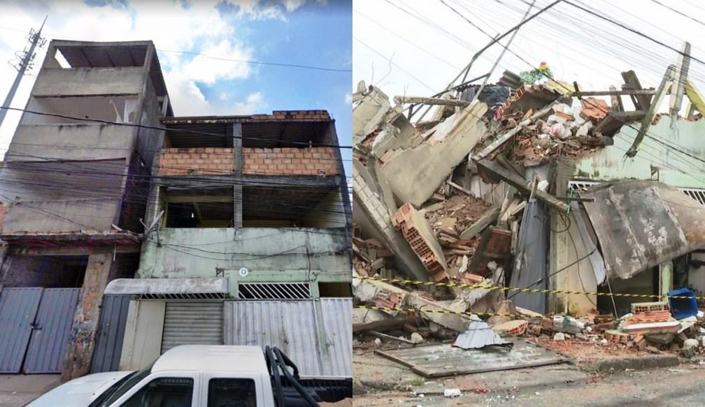Prédios desabam em BH; bebê de 1 ano e 8 meses e homem morrem