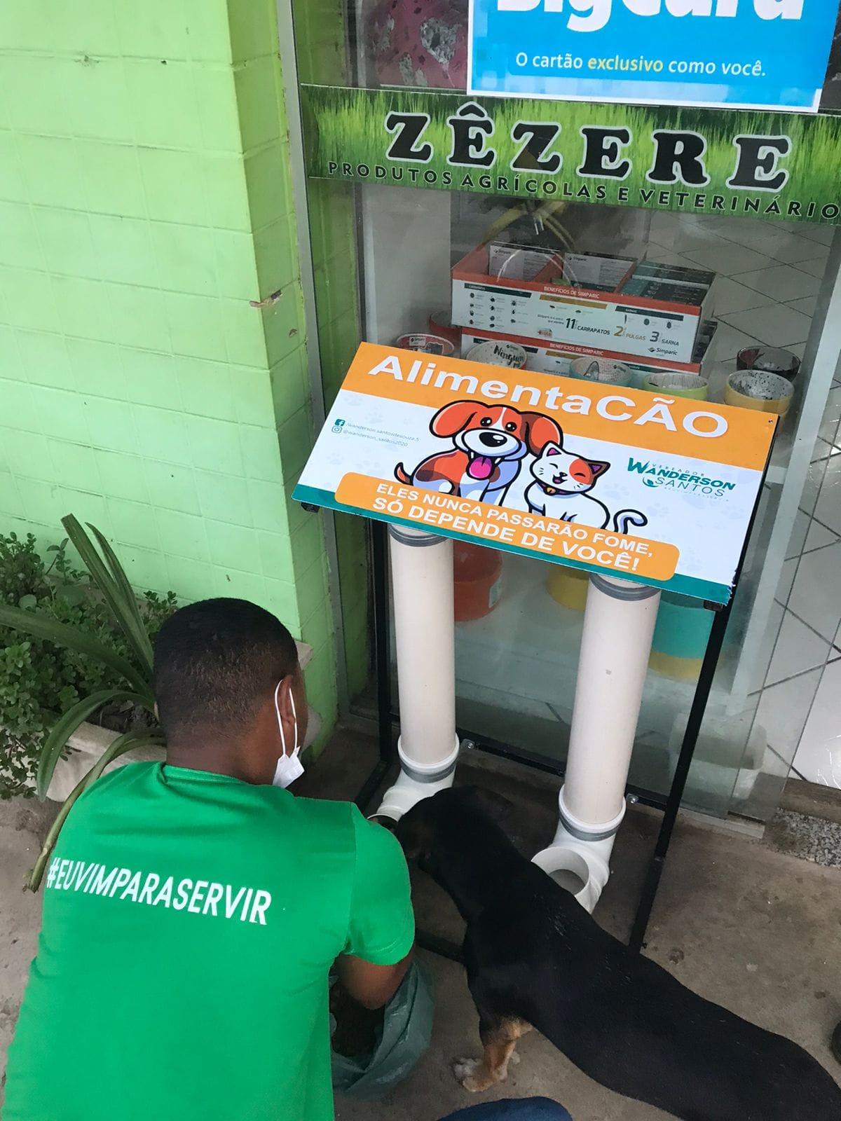 Vereador implementa projeto para alimentar para animais de rua em Pedro Canário