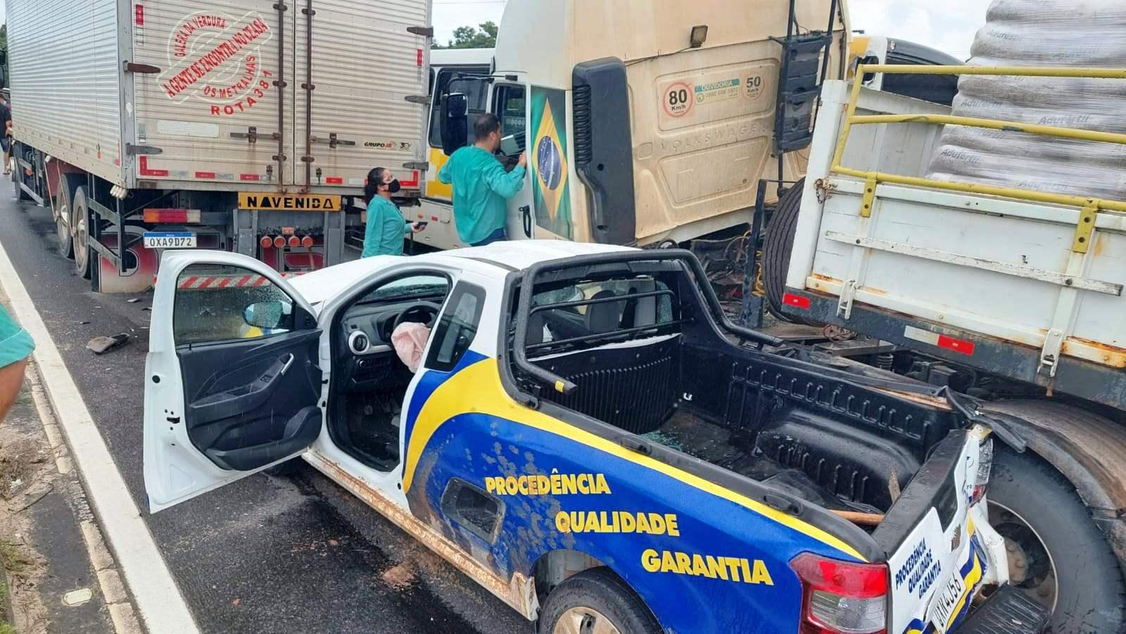 Acidente na BR 101 Norte, em São Mateus, deixa três feridos 