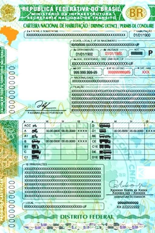 Carteira de motorista ganhará nova versão: Veja o documento