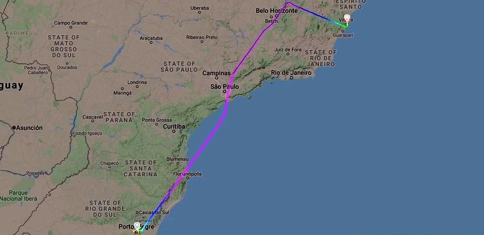 Avião faz pouso de emergência em Vitória após passageiro morrer durante o voo