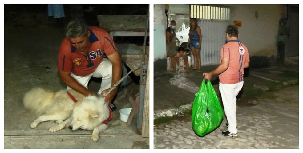Comerciante só consegue salvar cadela e pegar sacola de roupas após casa pegar fogo no ES