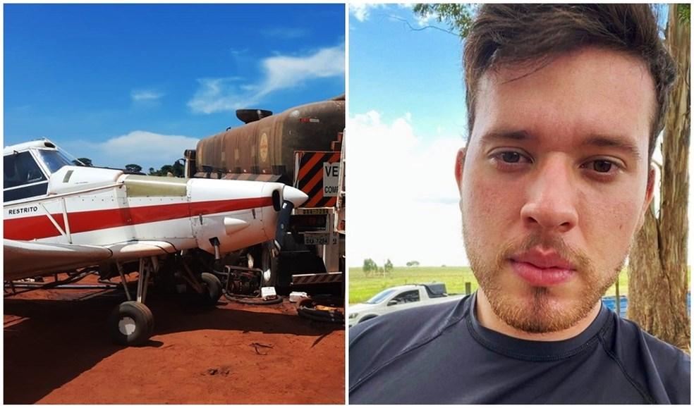 Jovem morre após ser atingido por avião agrícola pilotado pelo pai no interior de SP