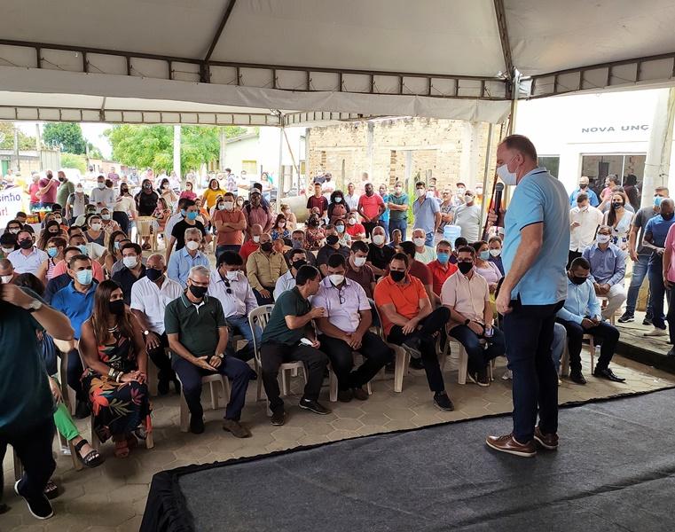 Casagrande inaugura nova base do SAMU 192 e anuncia mutirão oftalmológico e assina Ordens de Serviços em Conceição da Barra, no ES