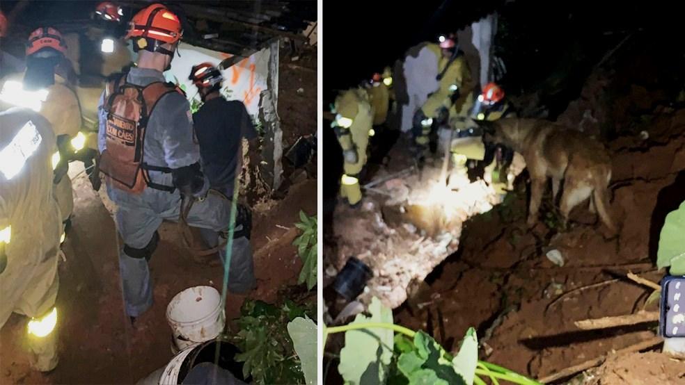 Deslizamento de terra deixa três mortos em Embu das Artes, na Grande SP