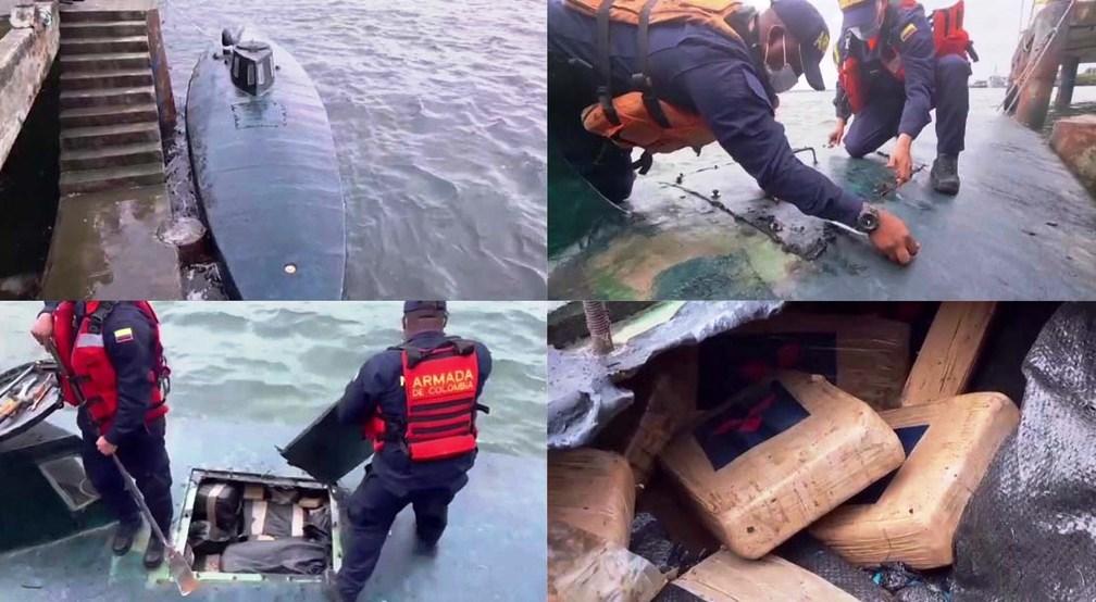 Submarino com 4 toneladas de cocaína é apreendido no Pacífico