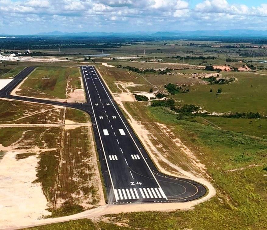 Nova pista do Aeroporto de Linhares, no ES, vai receber homologação da Anac