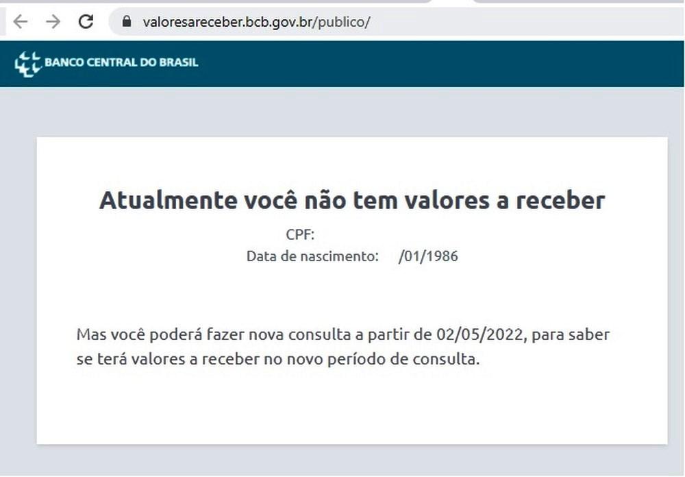 BC vai incluir 7 novas fontes de dinheiro esquecido na próxima fase