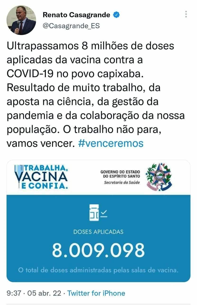 Linhares, Aracruz e outras 4 cidades entram em risco muito baixo no ES