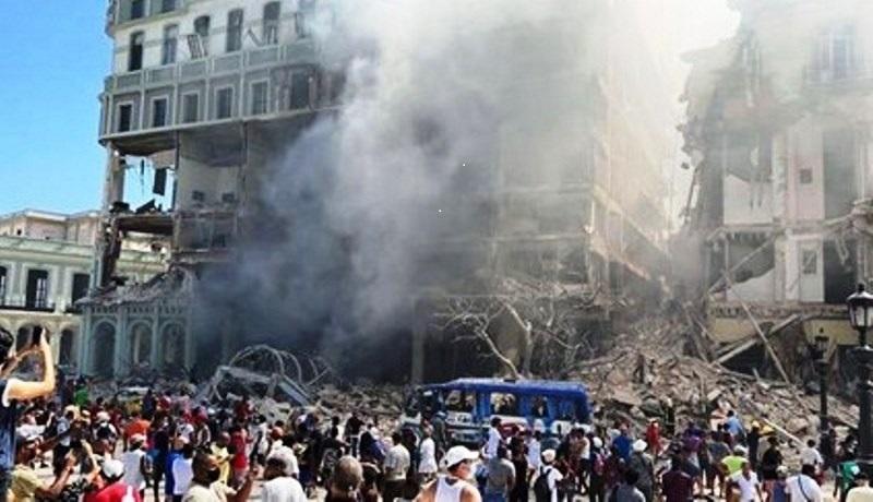 Forte explosão em hotel de luxo no centro de Havana deixa oito mortos e feridos