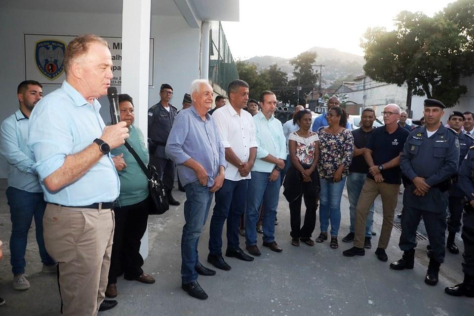 Governo do ES entrega reforma de Companhia da Polícia Militar em Vitória