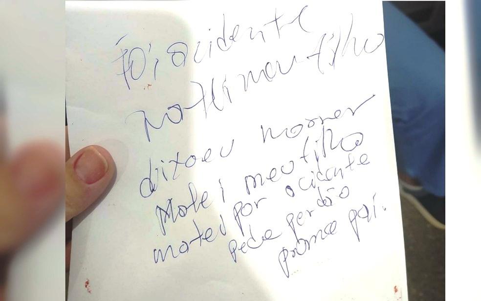 Pai mata filho de 11 anos, cita acidente em carta e atira no próprio rosto, diz polícia