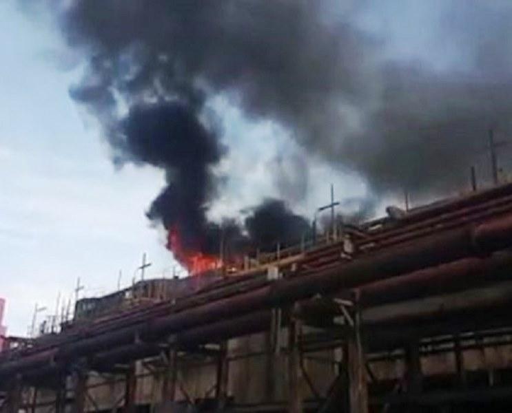 Incêndio atinge usina do Complexo de Tubarão, em Vitória, ES