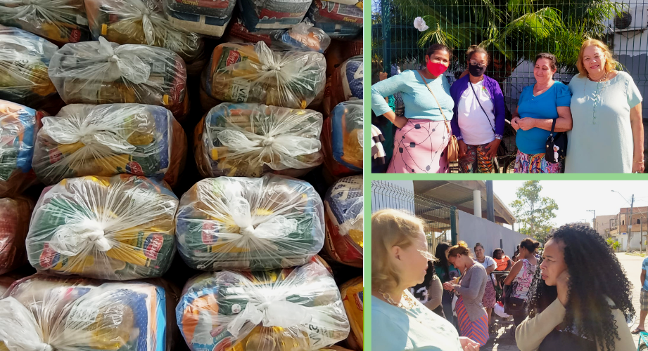 Secretaria Municipal De Assistência Social realiza entrega de 400 cestas básicas, em Conceição da Barra, ES