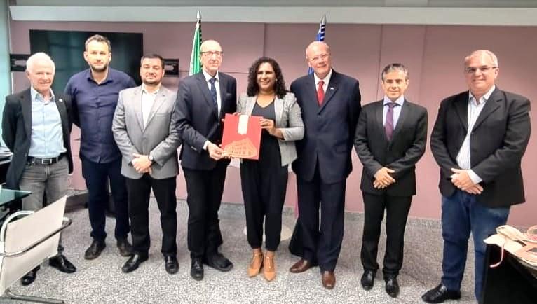 Vice-governadora do ES recebe embaixador da Áustria, em Vitória
