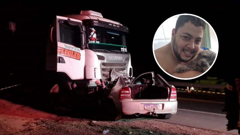 Homem morre em acidente na BR-101 quando seguia para casa comemorar aniversário da namorada