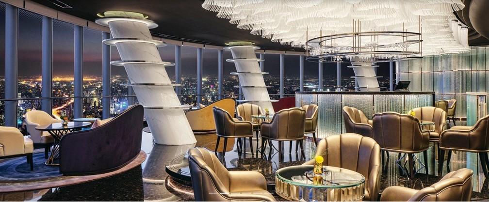 Restaurante chinês a 556 metros de altura ganha título de mais alto do mundo em um prédio