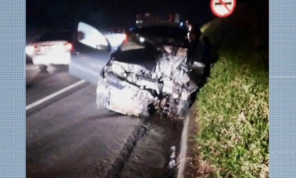 Acidente mata motociclista e deixa cinco pessoas feridas na BR-101, em Jaguaré, ES
