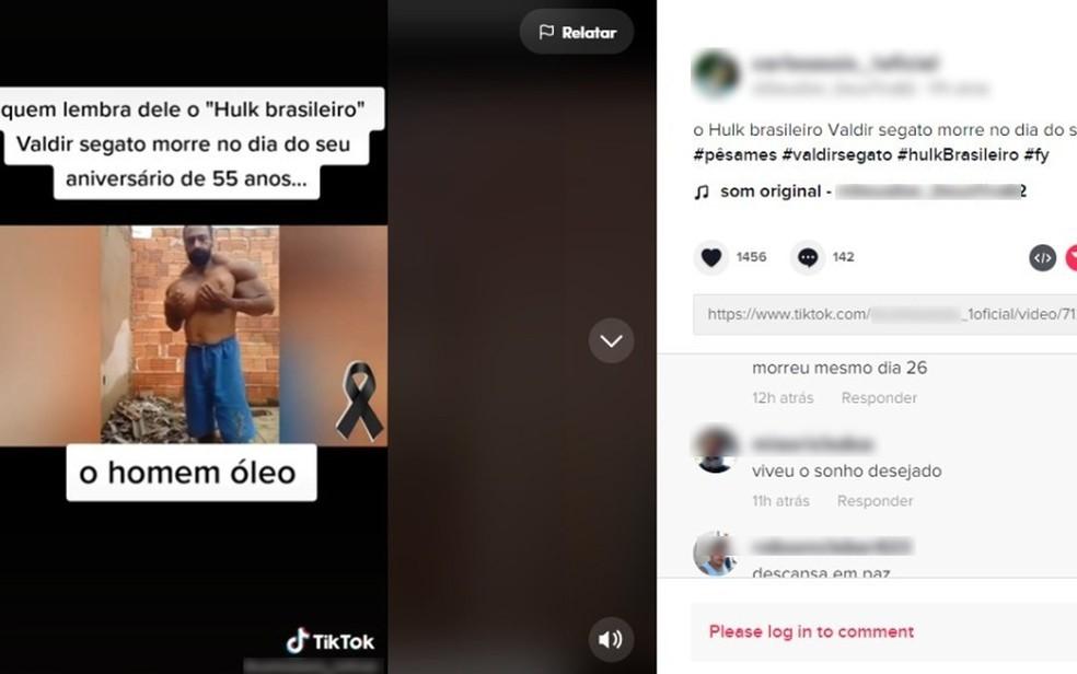 Nas redes sociais, seguidores lamentam morte do ‘Hulk brasileiro’, aos 55 anos