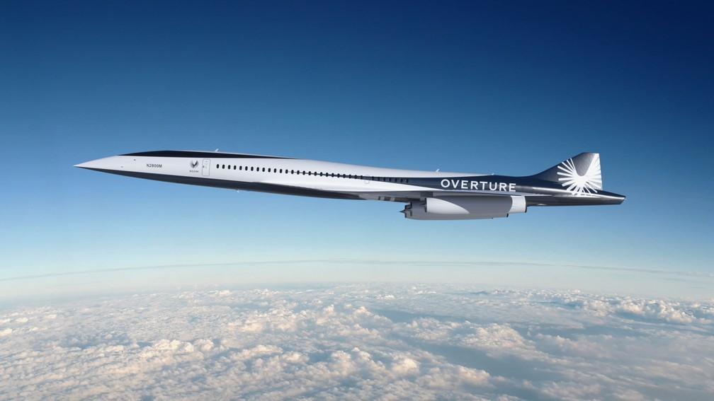Novo avião supersônico terá o dobro da velocidade das aeronaves atuais