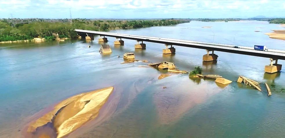 Volume de água no Rio Doce em Linhares, ES, é comparado ao da seca de 2016, diz Defesa Civil