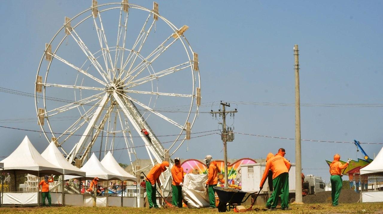 Prefeitura de São Mateus, ES, prepara uma mega estrutura para um mega evento na Festa da Cidade