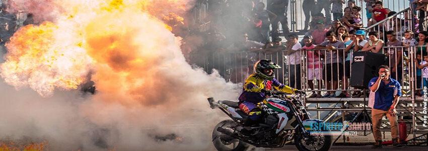 Show de acrobacias e manobras radicais sobre duas rodas promete adrenalizar o público na festa de São Mateus, ES