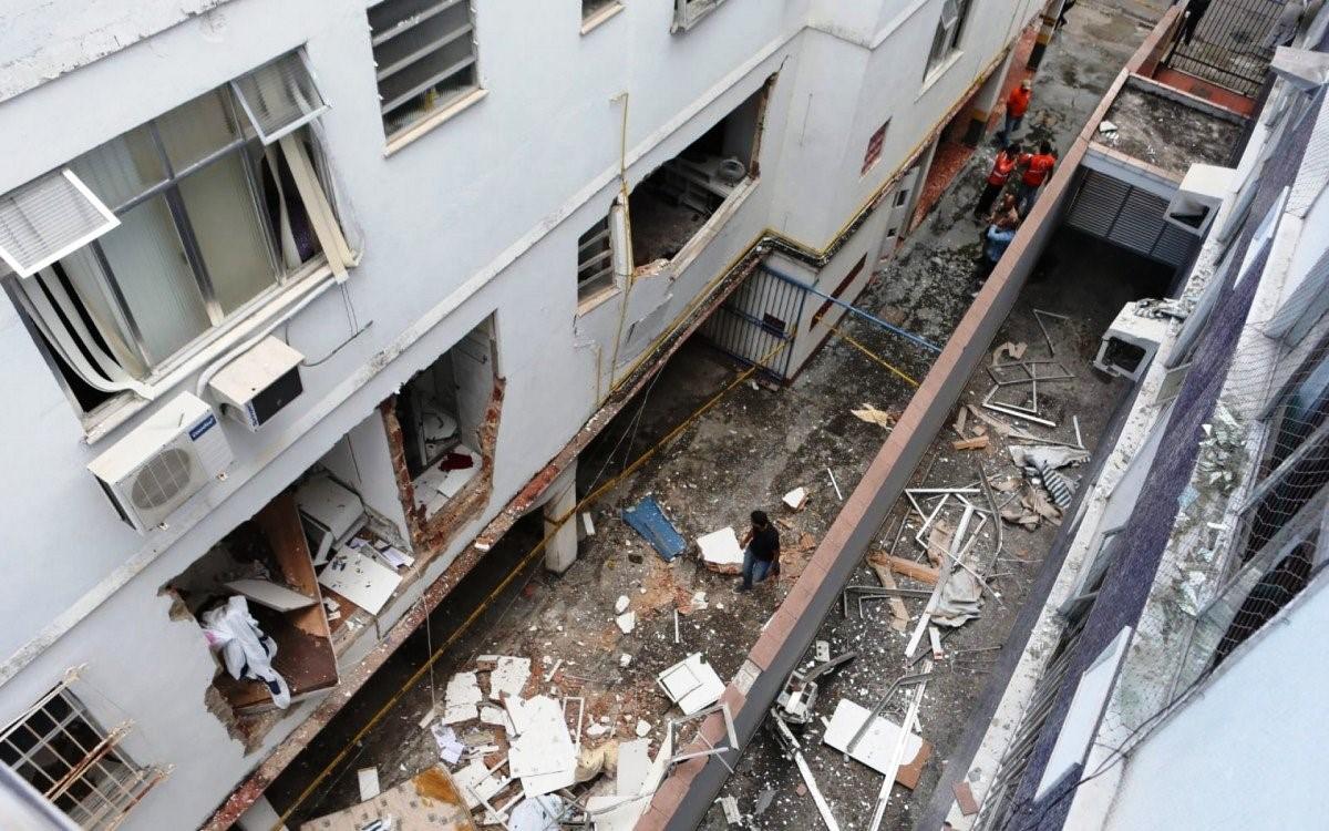 Explosão em prédio residencial deixa feridos e assusta moradores