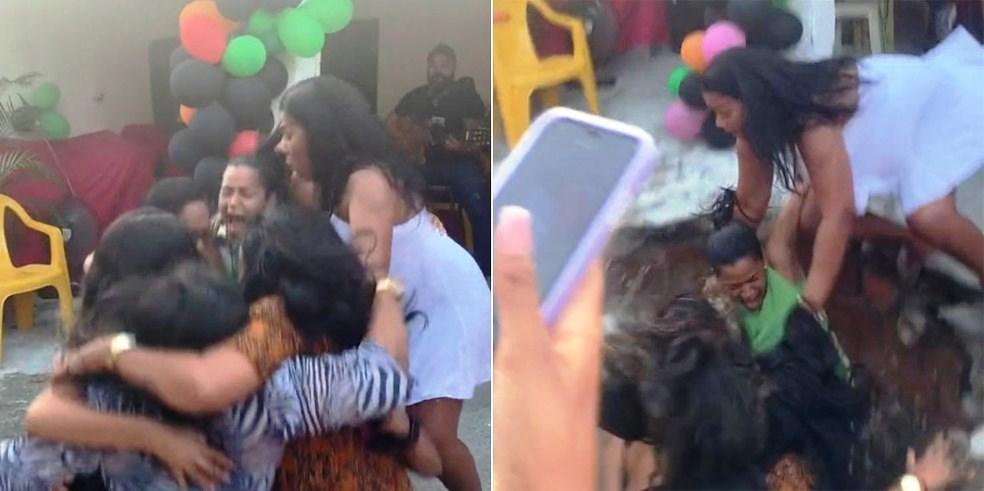 Vídeo de mulheres dançando e caindo em buraco viraliza na web
