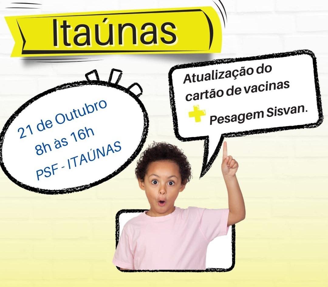 Secretaria de Saúde realiza ações do “Outubro Rosa” e atualização de cartão de vacinas, em Itaúnas, nesta quinta-feira (20) e sexta-feira (21)