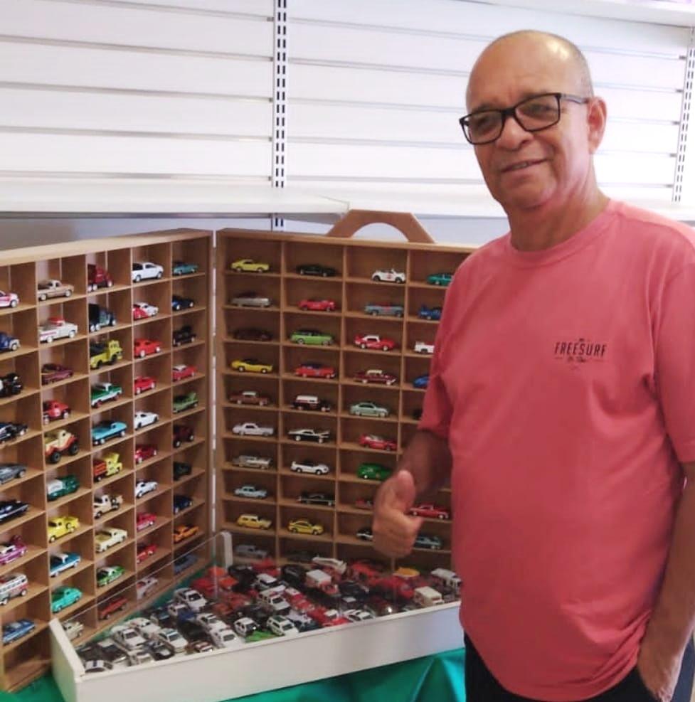 Colecionadores realizam exposição carros em miniaturas de em São Mateus, ES, neste sábado (22)