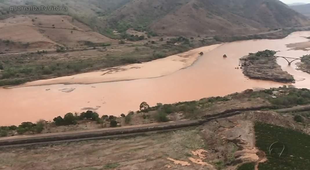 Lama do Rio Doce: cinco cidades do ES entram na lista das impactadas