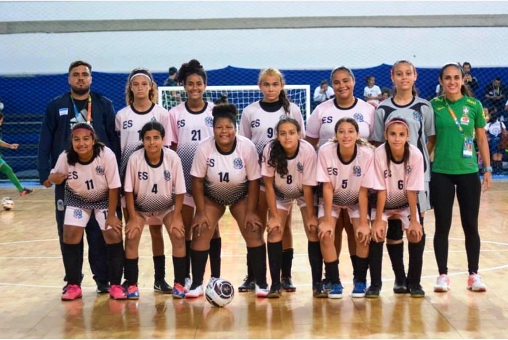 Futsal feminino de Conceição da Barra vence o Tocantins e disputa quarta de final do JEB’s neste sábado (5), no Rio