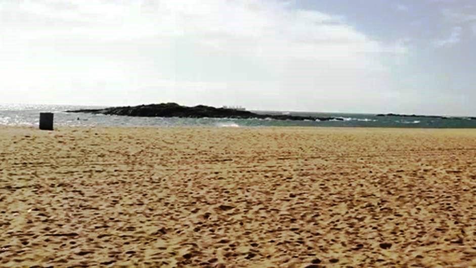 Duas pessoas são resgatadas do mar após serem levadas por correnteza