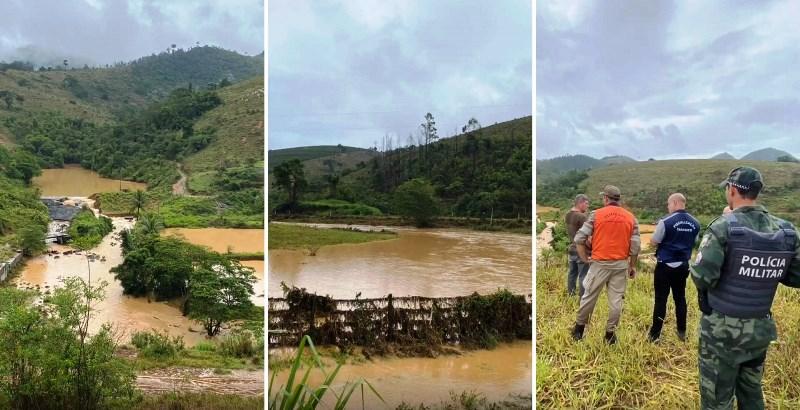Defesa Civil de Colatina alerta para risco de rompimento de barragem após chuvas