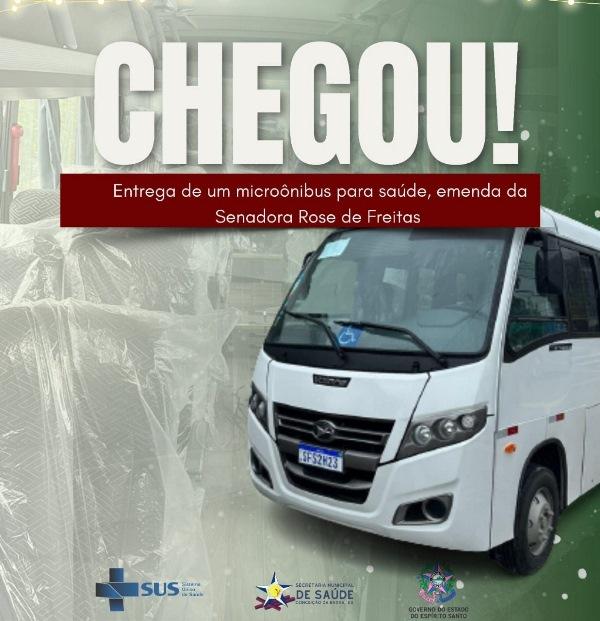Secretaria adquire microônibus, com 29 lugares, para compor a frota da Saúde em Conceição da Barra, ES