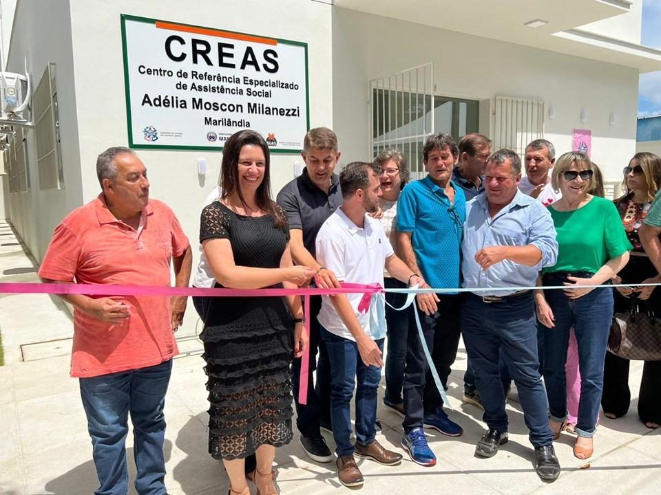 Governo do Espírito Santo inaugura novo Creas em Marilândia