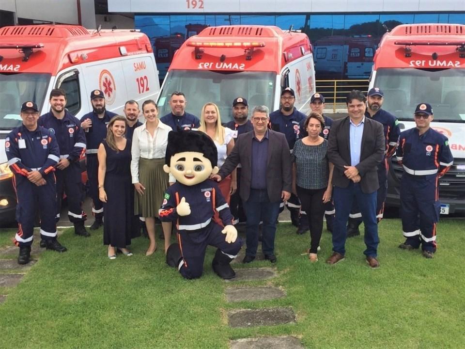 Espírito Santo recebe 11 novas ambulâncias para o SAMU 192