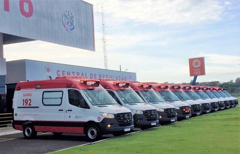 Espírito Santo recebe 11 novas ambulâncias para o SAMU 192