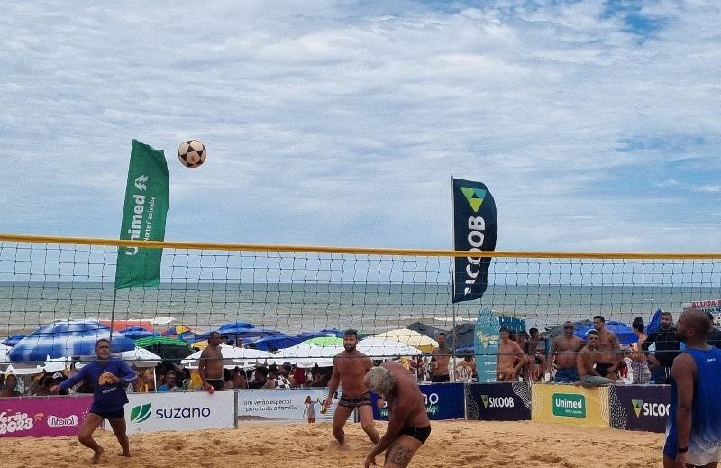 Futevôlei abre jogos de verão de Guriri, em São Mateus, ES