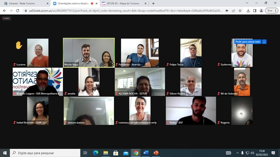 Setur debate atualização do Mapa do Turismo com municípios do Espírito Santo