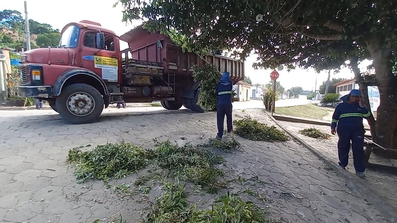 Prefeitura de São Mateus abre múltiplas frentes de trabalho para colocar em dia a limpeza e conservação de ruas