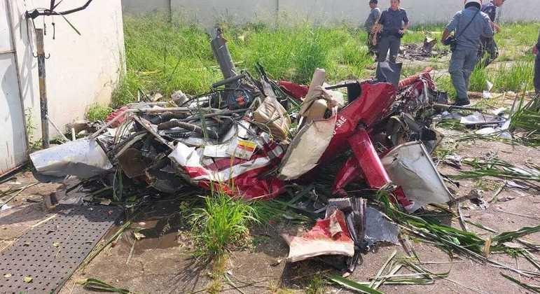 Queda de helicóptero deixa quatro pessoas mortas em São Paulo