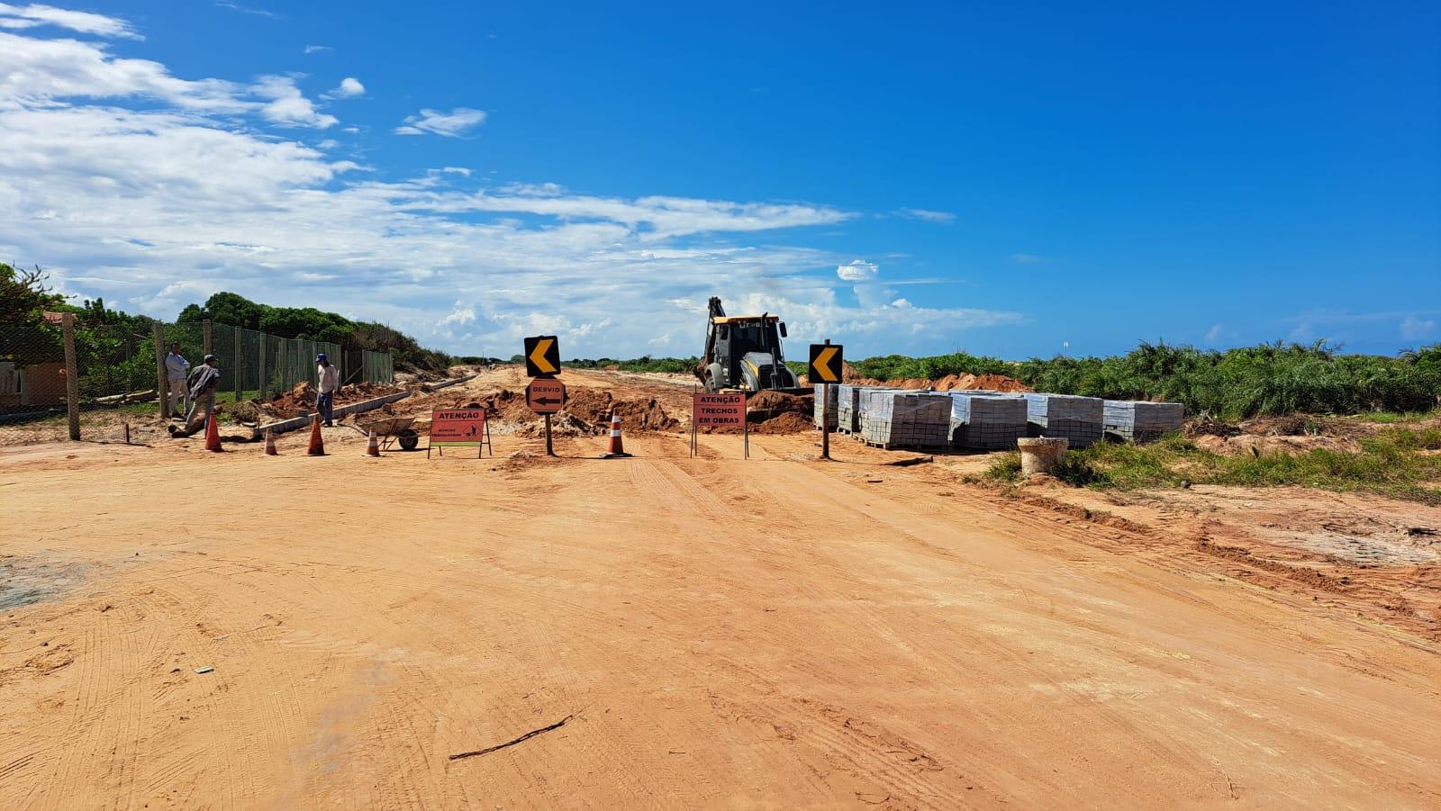 Prefeitura de São Mateus, ES, inicia obras de urbanização da orla norte de Guriri no trecho depois do Tamar