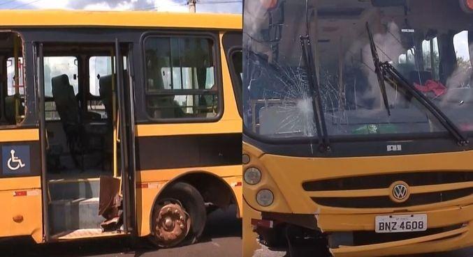 Aluno assume direção de ônibus escolar com 35 adolescentes após motorista ter mal súbito e morrer