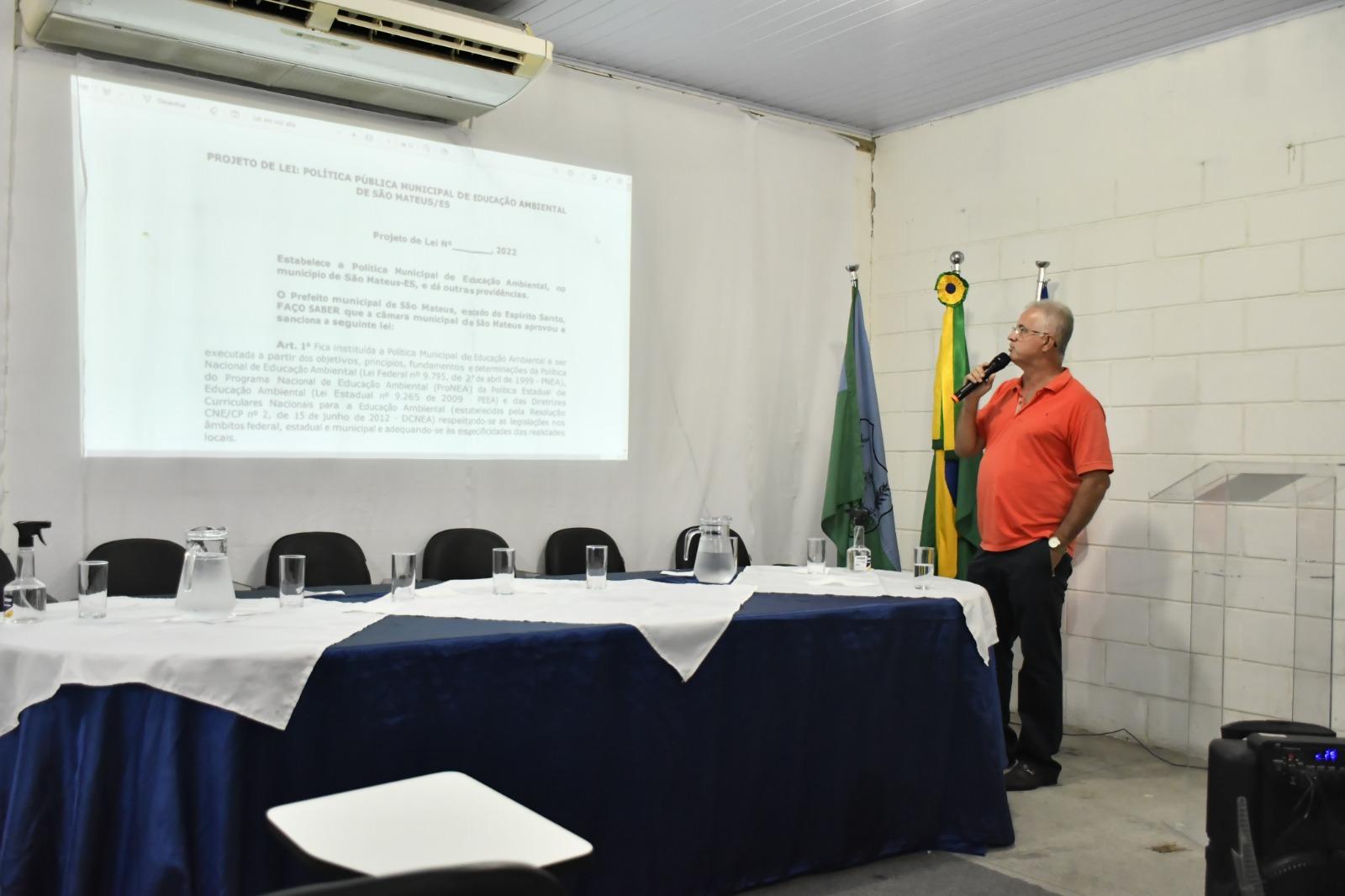 Minuta da Política Municipal de Educação Ambiental é apresentada em audiência pública em São Mateus, ES