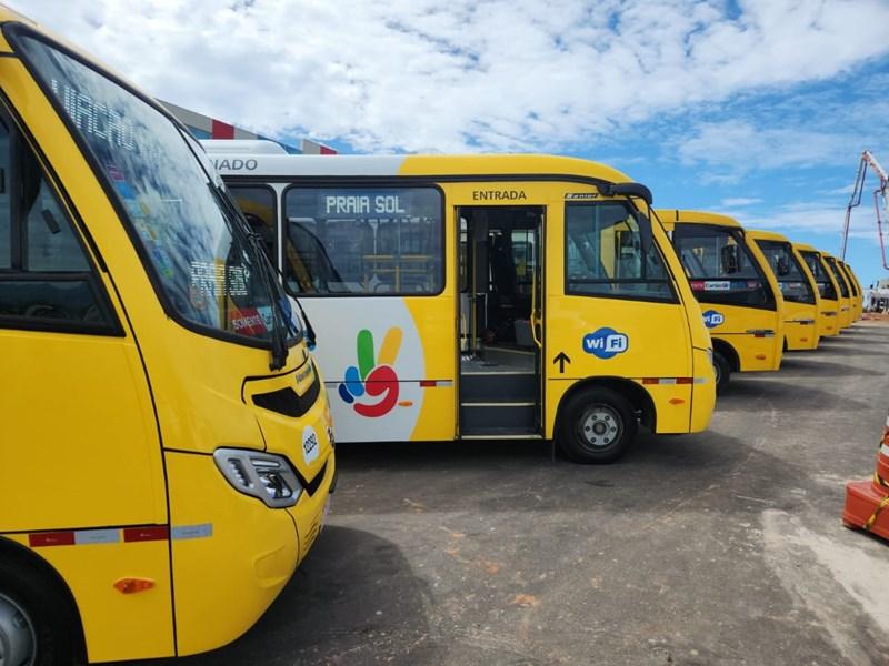Governo do ES avança obras do viaduto de Carapina e entrega novos ônibus do Transcol