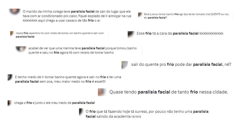Tomar vento gelado após um banho quente pode 'entortar' o rosto?