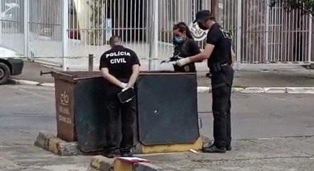 Polícia encontra corpo de recém-nascido dentro de contêiner
