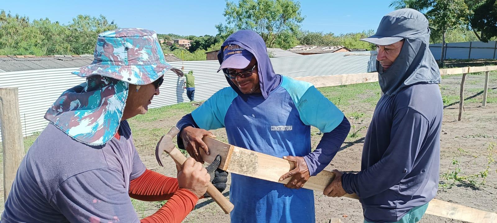 Iniciada obra da nova CEIM Amélia Lucas Farias inicia no distrito de Cristal do Norte, em Pedro Canário, ES